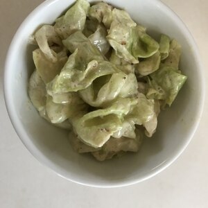 副菜に♪すぐできる＊キャベツの胡麻マヨ和え